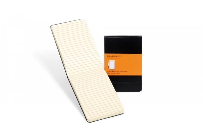 Moleskine Reporter Notebook Pocket Hard Cover - Svart - Linjerad
