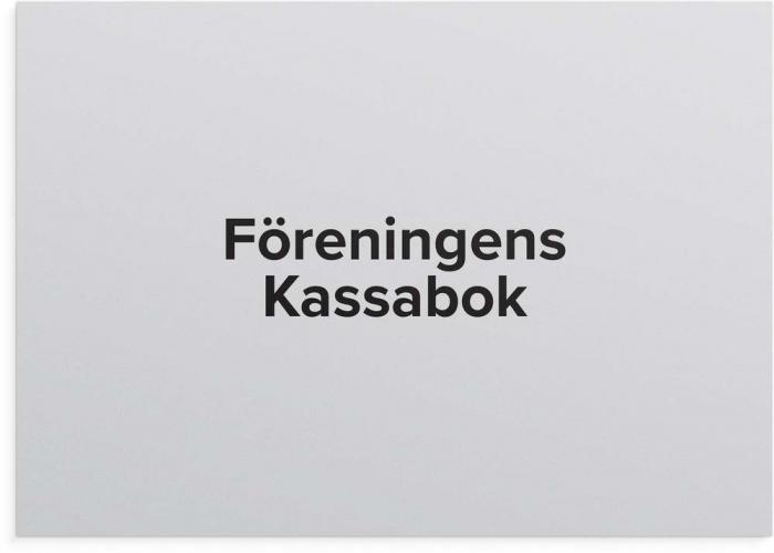 Freningens Kassabok - A4 - 297x210mm