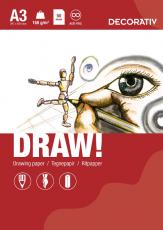 Ritblock DRAW A3 160g 50ark