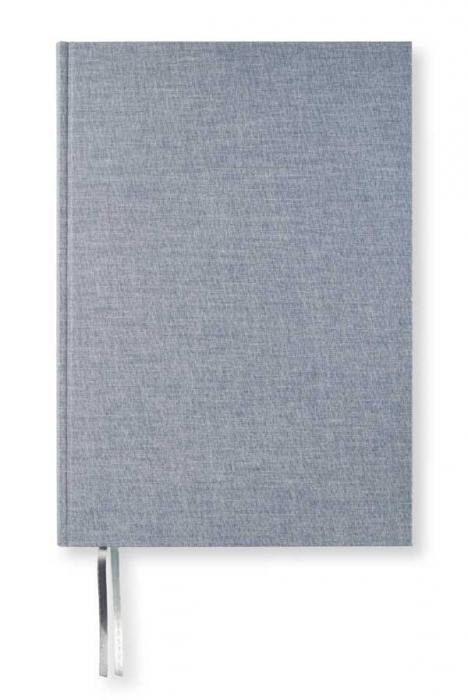 Olinjerad Blank Book A4 192 sidor Denim