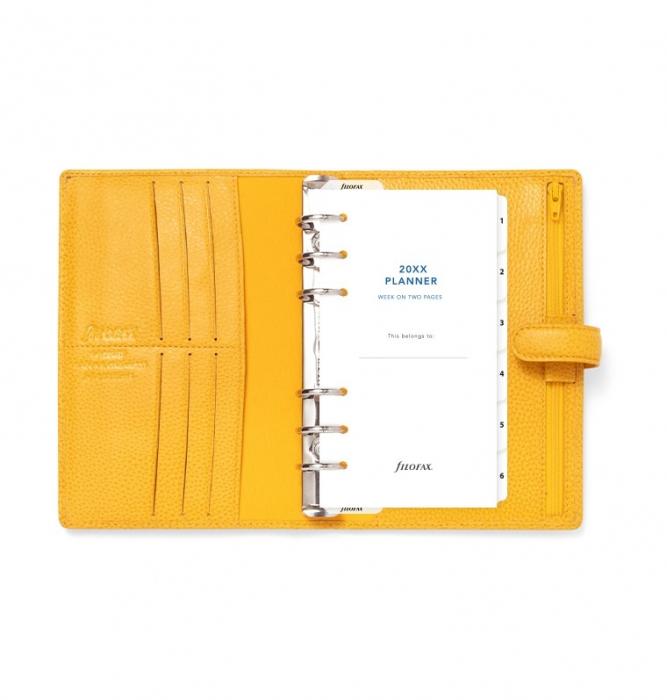 Filofax Finsbury Personal Mustard