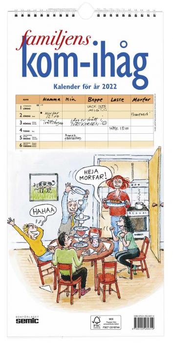 Familjens kom-ihågkalender 2022