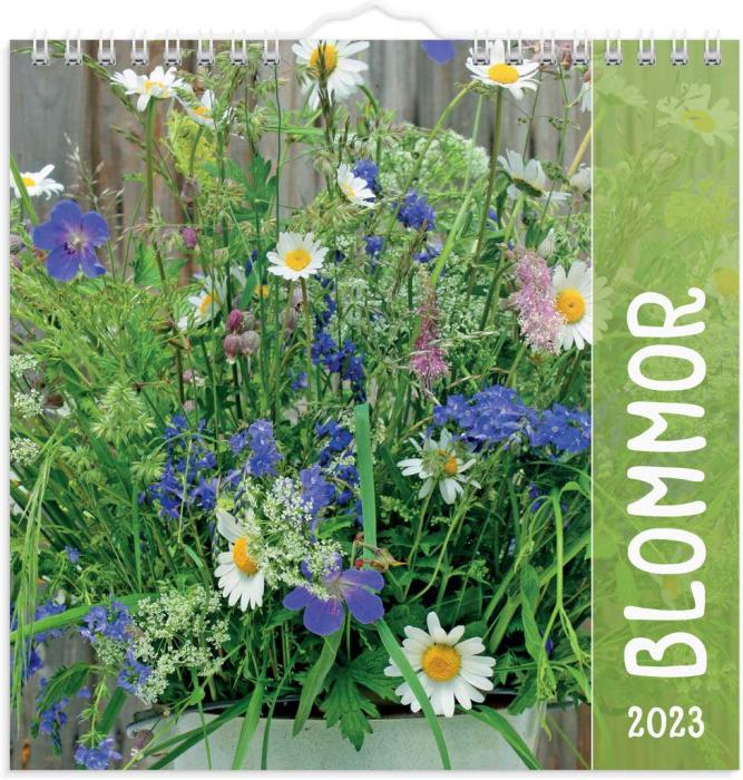 Väggkalender Blommor 2023