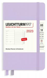 Kalender Leuchtturm1917 A6 vecka/notes Lilac 2023