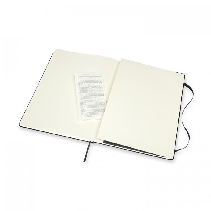 Moleskine Classic Hard XL Plain/Ruled Notebook Black