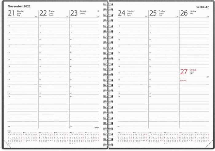 Weekly A5 refill 2022