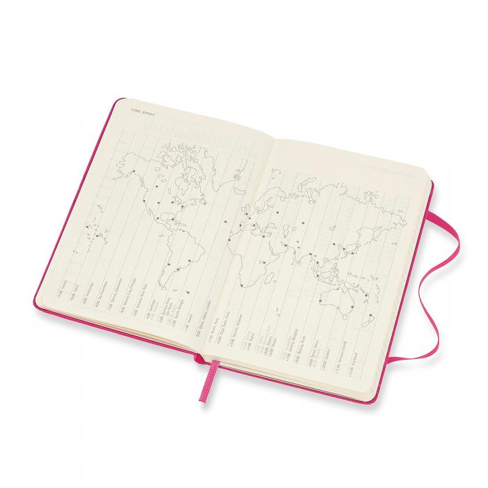 Moleskine Veckokalender Pkt Hard 21/22 Rosa