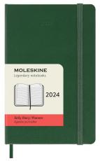 Moleskine Daily Myrtle Green Hard Pocket 2024