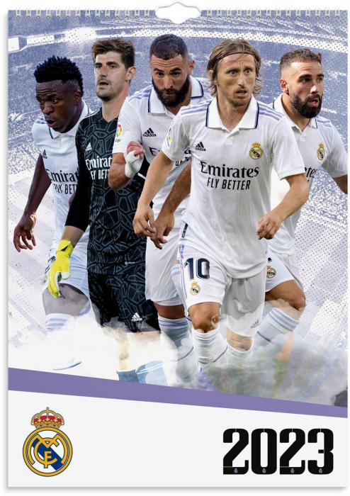 Väggkalender Real Madrid 2023