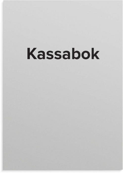 Kassabok - A5 148x210mm