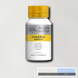 Akrylfärg Galeria 500ml Titanium white 644