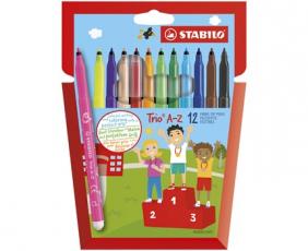 Färgpenna Stabilo Trio 12-pack