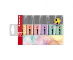 Stabilo Boss 6-pack pastell