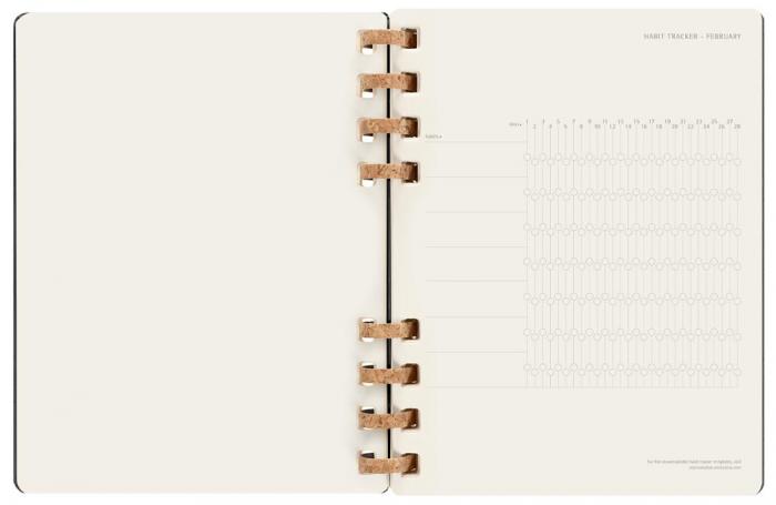 Spiral Planner 2023 XL Black
