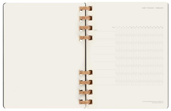 Spiral Planner 2023 XL Black