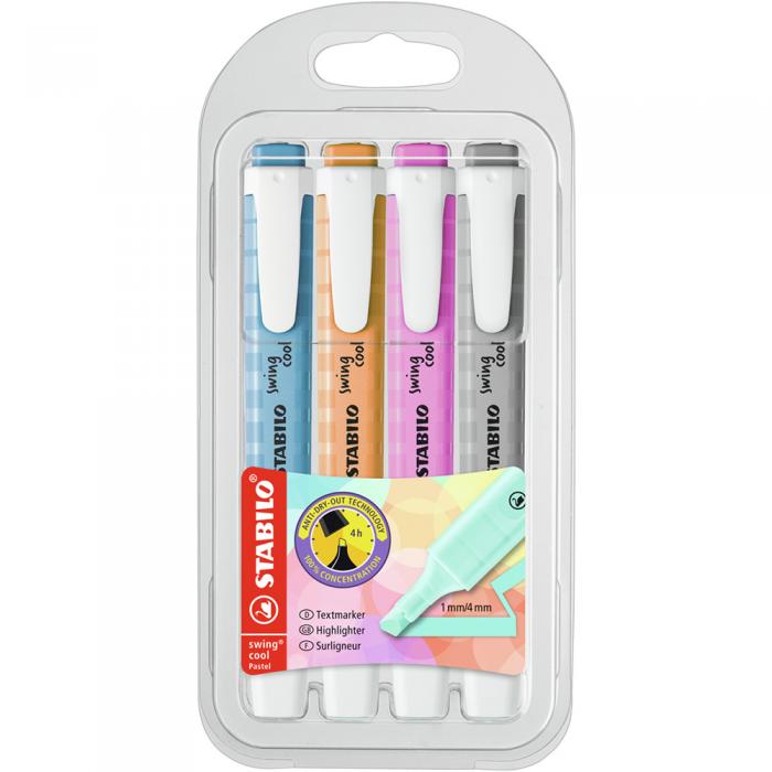 Stabilo Swing Cool 4-pack pastell V.2