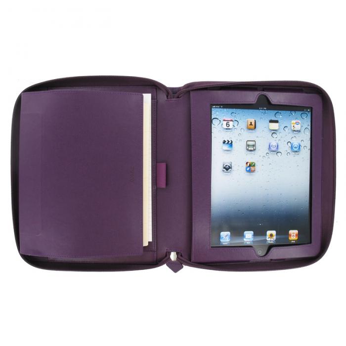 Filofax Pennybridge A5 zip lila med iPad hllare rea