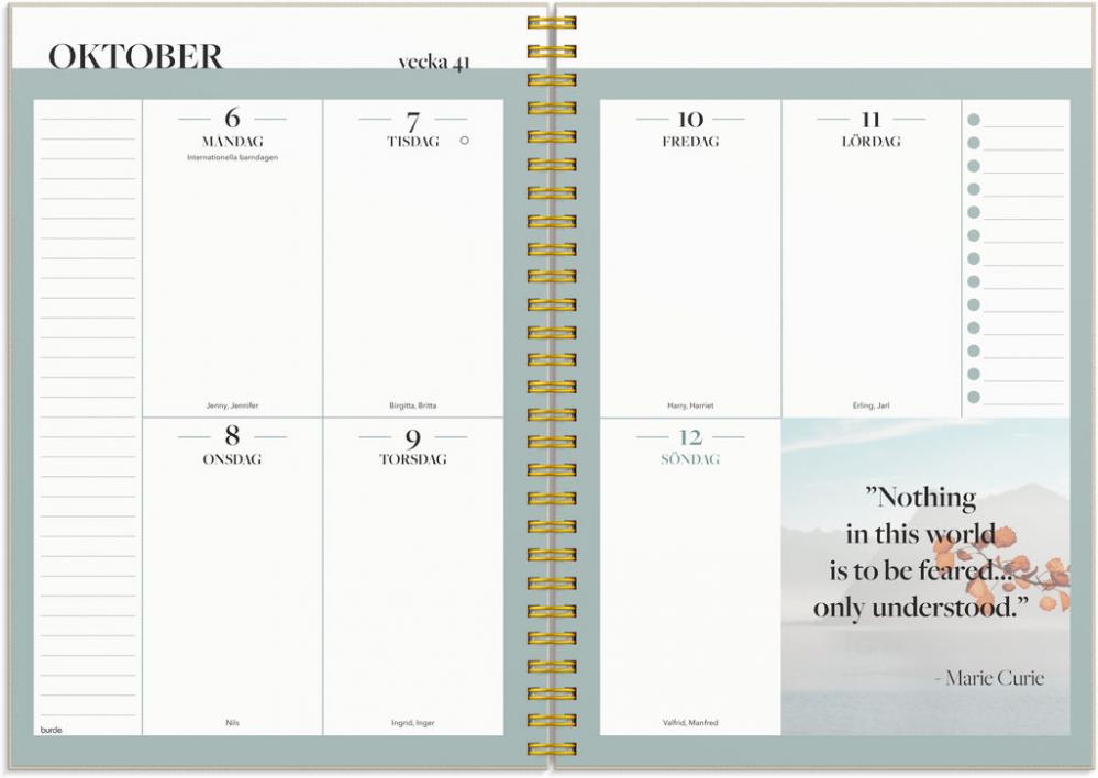 Kalender 2025 Life Planner Inspiration