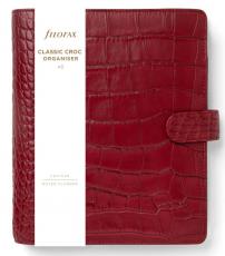 Filofax Classic Croc A5 Cherry