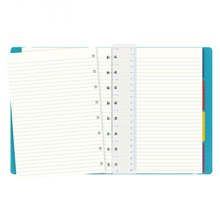 Filofax Notebook Aqua linjerad