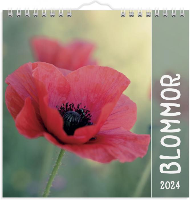 Väggkalender Blommor 2024