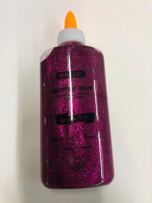 Glitterlim 160ml cerise