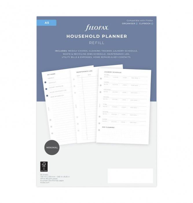 Filofax Hushllsplanerare Refill A5