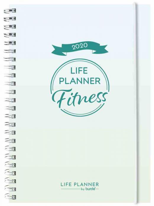 Burde Publishing AB Life Planner Fitness week A5 2020 - Kalenderkungen.se