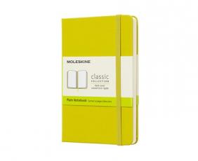 Moleskine Plain Classic Notebook Pocket - Gul