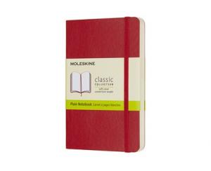 Moleskine Notebook Pocket Soft Cover - Röd - Olinjerad