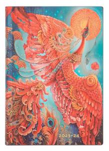 Paperblanks Dayplanner Midi Firebird 23-24