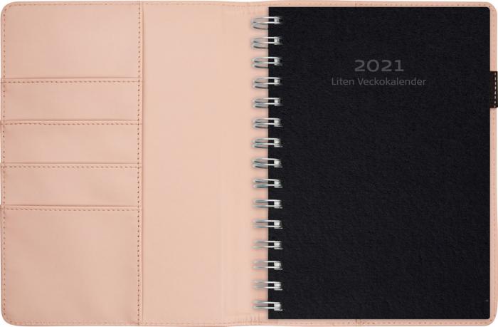 Burde Publishing AB Liten Veckokalender rosa konstlder Melfi 2021 - Kalenderkungen.se