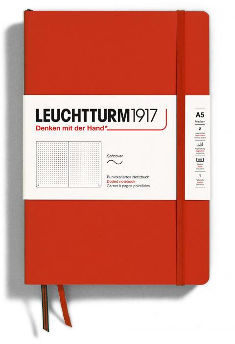 Leuchtturm Notebook A5 soft Dotted Fox Red