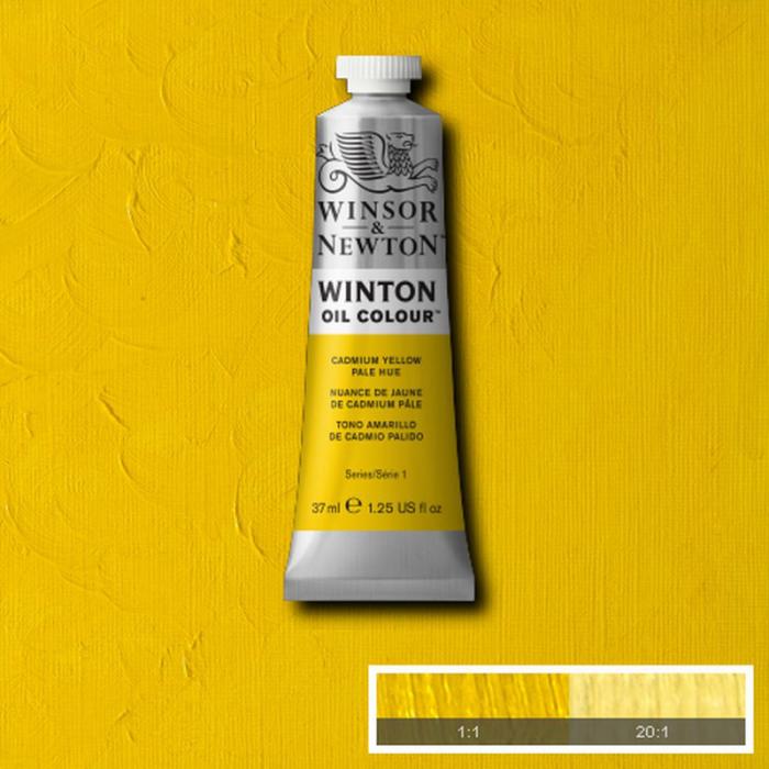 Oljefrg W&N Winton 37ml Cadmium yellow pale hue 119