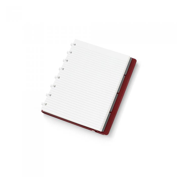 Filofax Notebook Burgundy linjerad