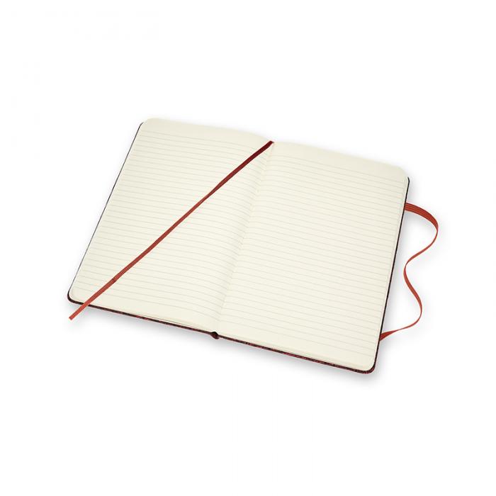 Moleskine Moleskine Blend L Ruled Hard Notebook Black Red - Kalenderkungen.se