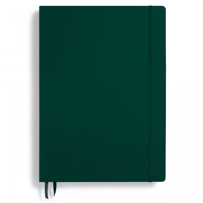 Leuchtturm Notebook A4+ hard dotted Forest Green