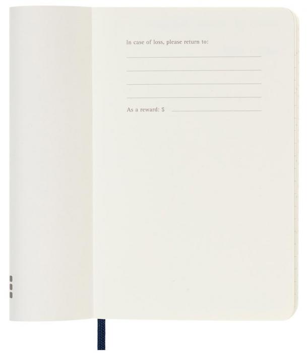 Moleskine Weekly Notebook Blue soft pocket 2023