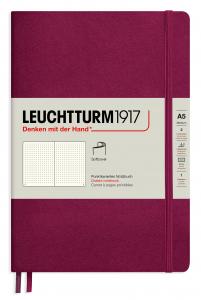 Leuchtturm Notebook A5 soft Port Red Dotted