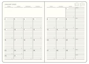 Leuchtturm1917 Leuchtturm1917 B5 Soft Månad/Uppslag 16m Port Red 2023 - Kalenderkungen.se