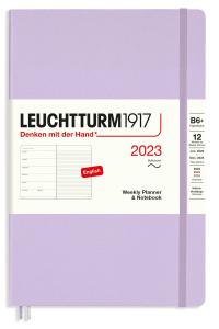 Kalender Leuchtturm1917 B6 Soft vecka/notes Lilac 2023