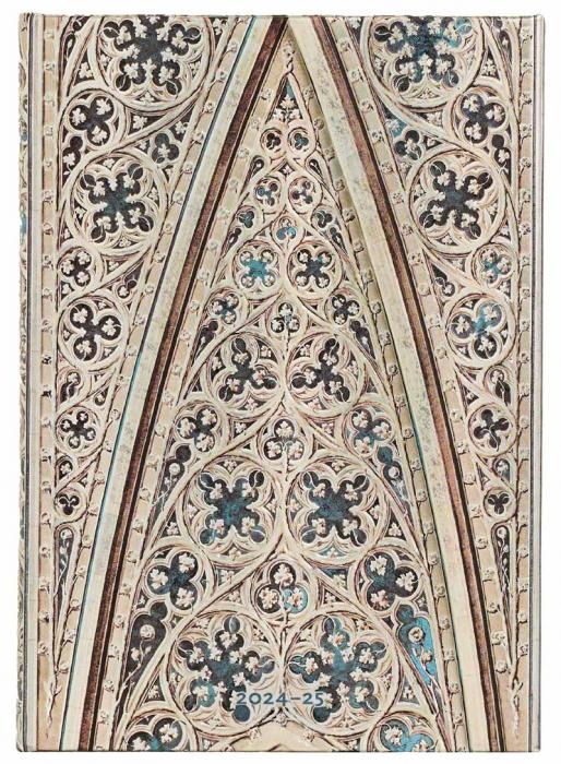Kalender Paperblanks 18-months Midi Horizontal Vault of the Milan Cathedral