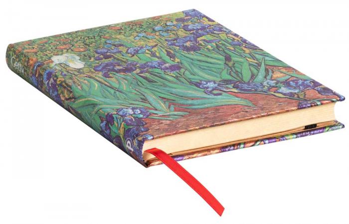 Paperblank Notebook Midi lined Van Goghs Irises