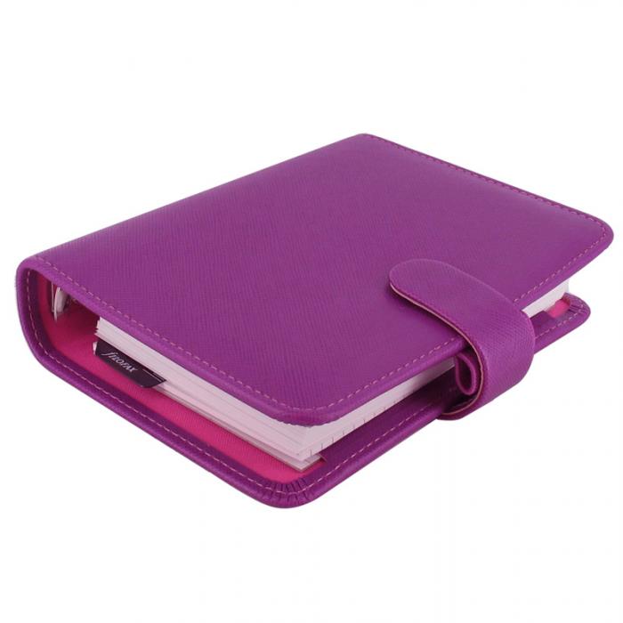 Filofax Saffiano Pocket hallonrd