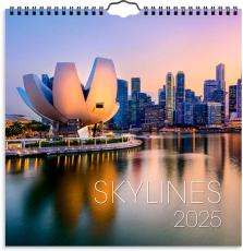 Väggkalender skylines 2025
