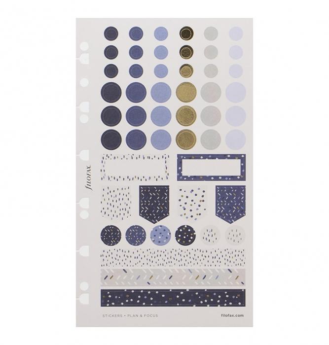 Filofax Stickers Indigo