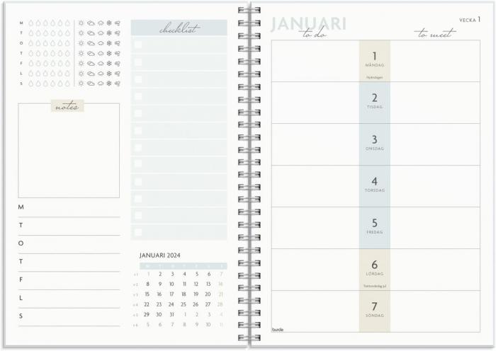 Life planner A5 2024
