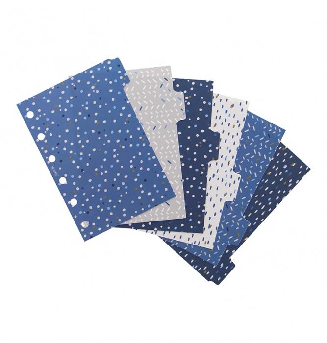 Filofax Pocket Indigo Dividers