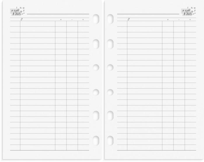 Compact Systemkalender svart skinn 2024