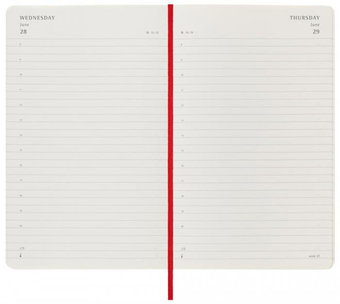 Moleskine Daily Red Soft Large 2023